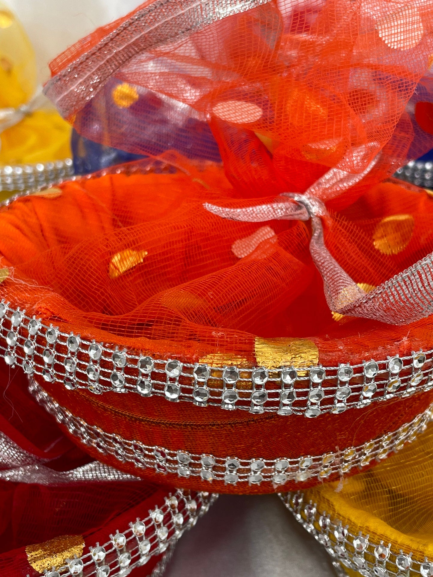 10 X Lohri Return Gift  Baskets for Bhajji Mithai Gifting Wedding Card Invitation Accompaniment Bhaaji Boxes Mehendi Favours