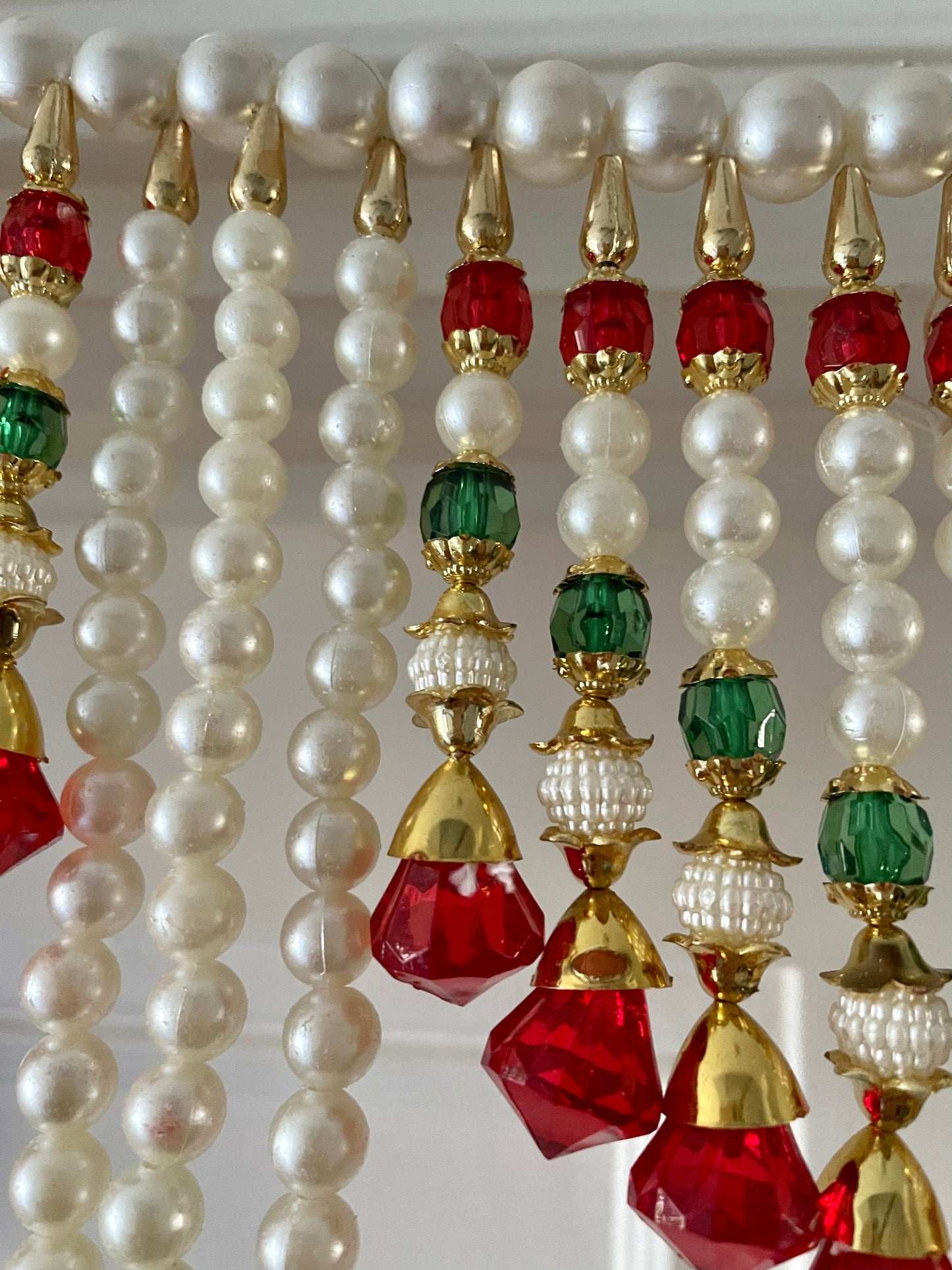Diwali Decor Toran, Thiran, Bandalwar, Bandhanwar, Door,Wall Hanging, Pearls, Crystals, Moti, Latkan, Front Door, Indian Wreath Decorations