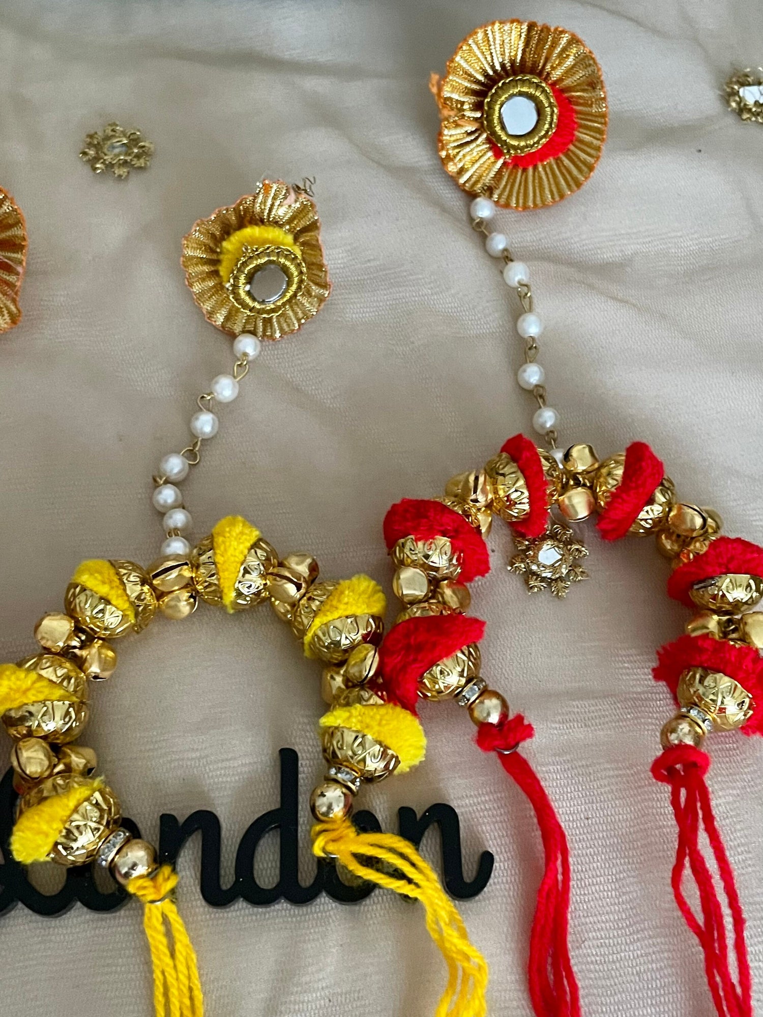 One Mehndi Gana Sangeet Maiyo Ganas giveaway Indian Pakistani Wedding  Jewellery  eBay