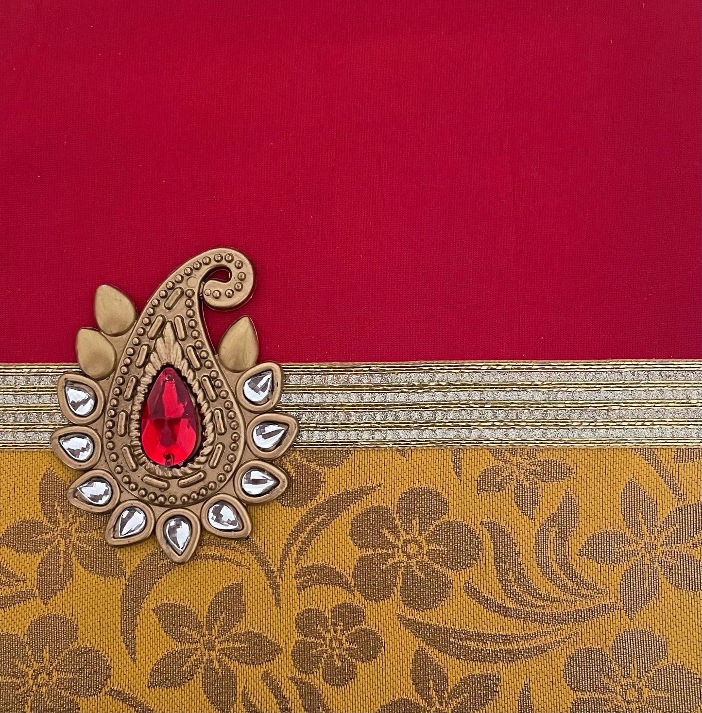 Rakhi Raksha Bandhan Rakhri Hamper Gift Box| Yellow-Red Box