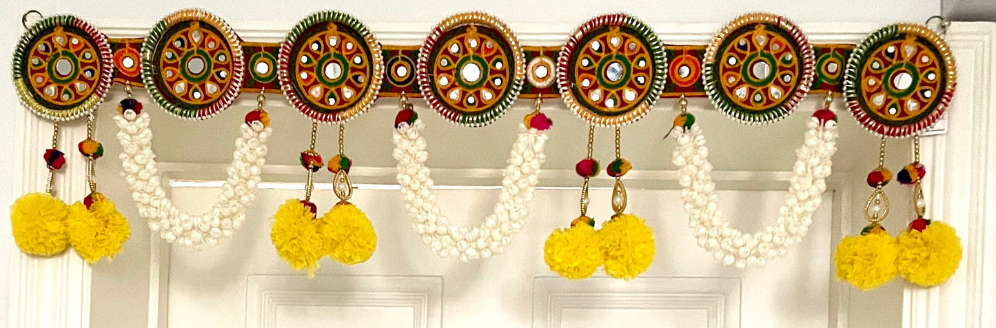 Bandarwar Door Toran Wall Hanging Diwali Decor Decorations Weddings New Home House Warming Pooja Decorations Navratre