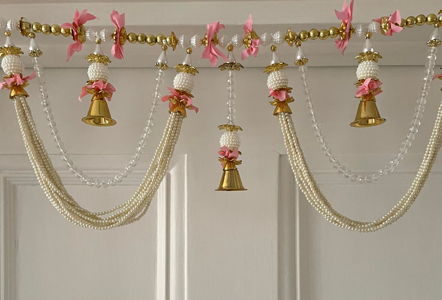 Pearls and Pink Home Decorations Toran Bandalwar Bandarwar Decorations for the Front Door New Home