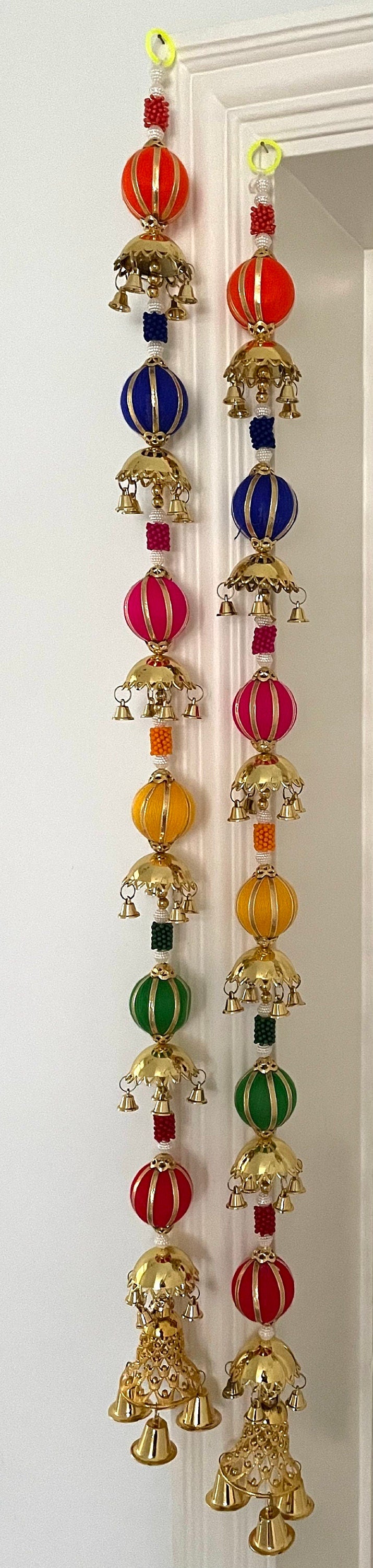 Pair of Door Hanging Strings for Diwali Decoration Outdoor Backdrops Event Weddings Home Decor New Home