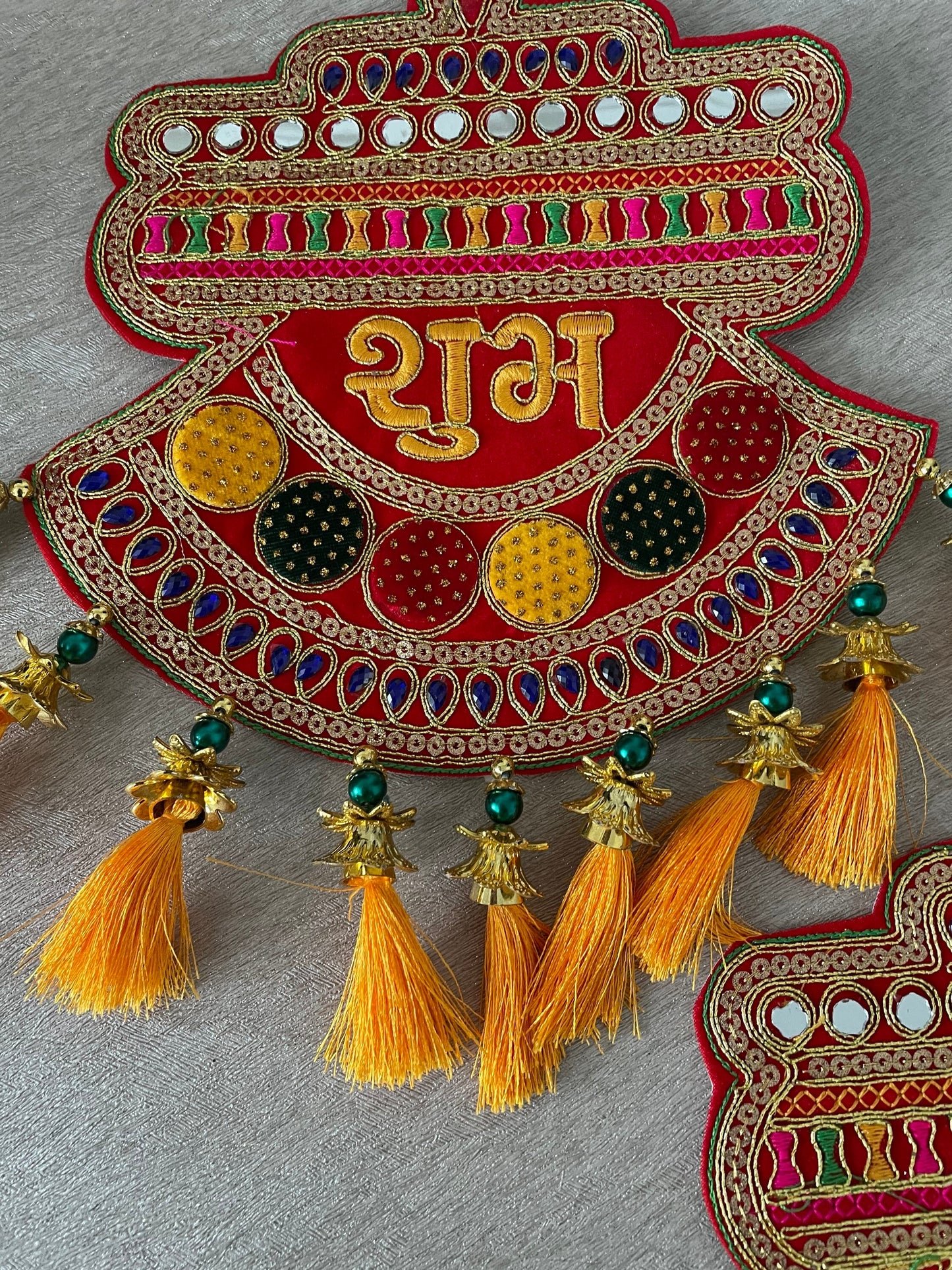 Traditional Shubh Labh Diwali Hanging Decorations Diwalidecor Chakda Chakra Decorations