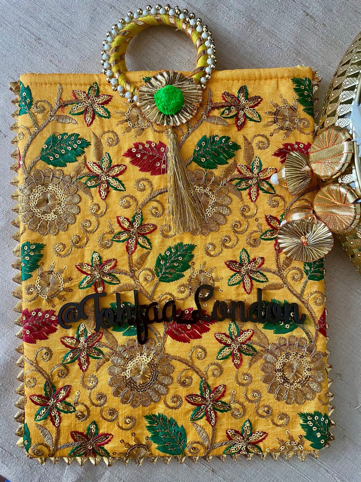 Gifting Bags Fabric with Handles Wedding Favours Lohri Eid Gifts Wedding Gifts Return Gifts